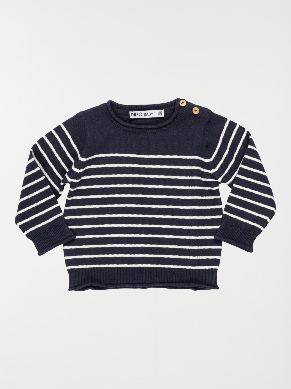 Pull marine rayé garçon (3-36M)