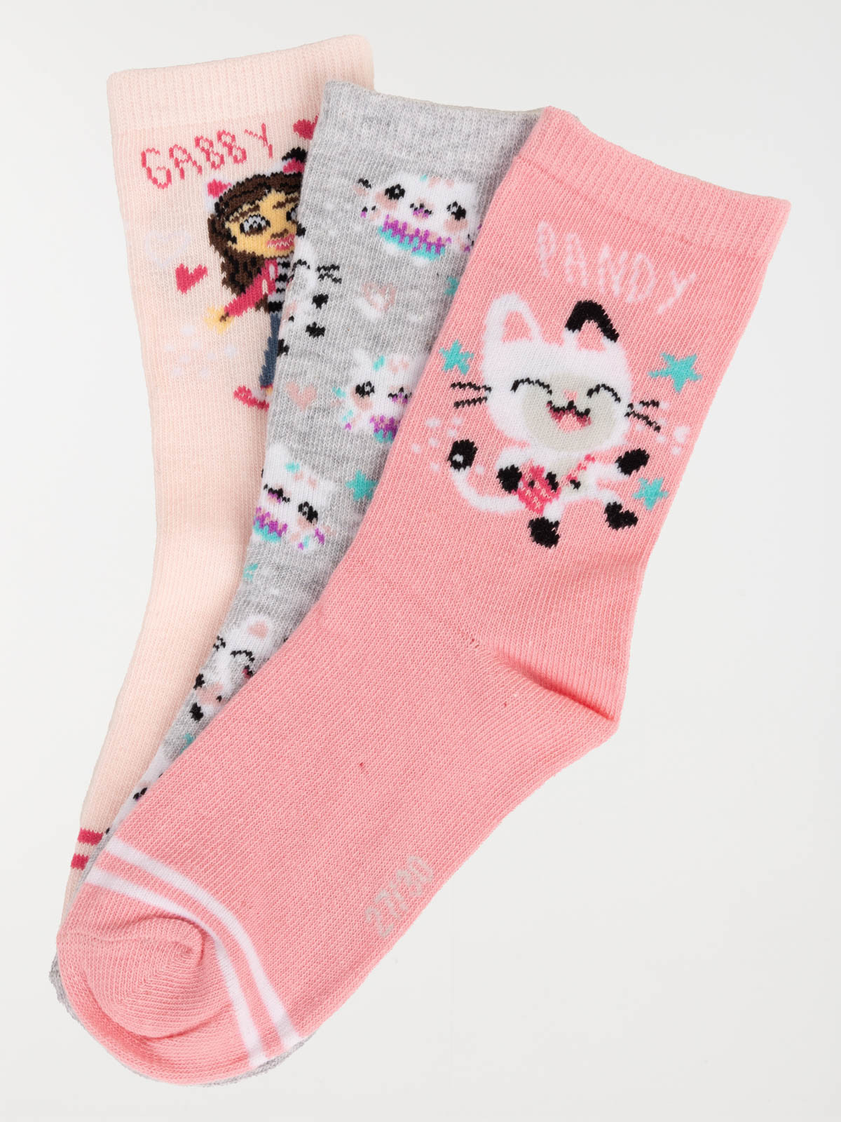 Lot 3 paires de chaussettes Gabby fille