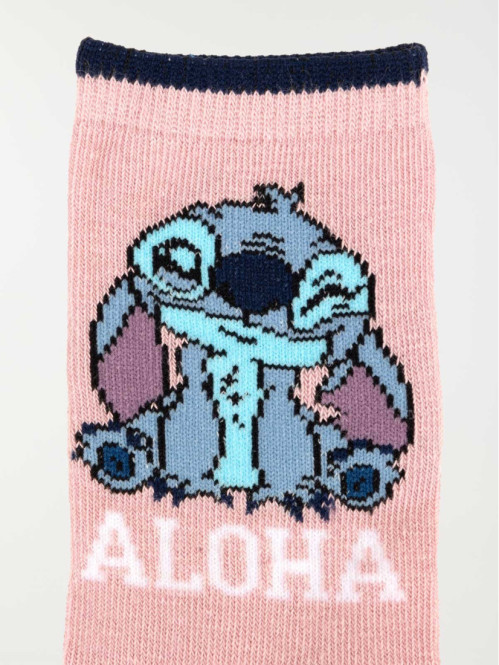 Lot 3 chaussettes Angel & Stitch fille Lot 3 chaussettes Angel & Stitch fille