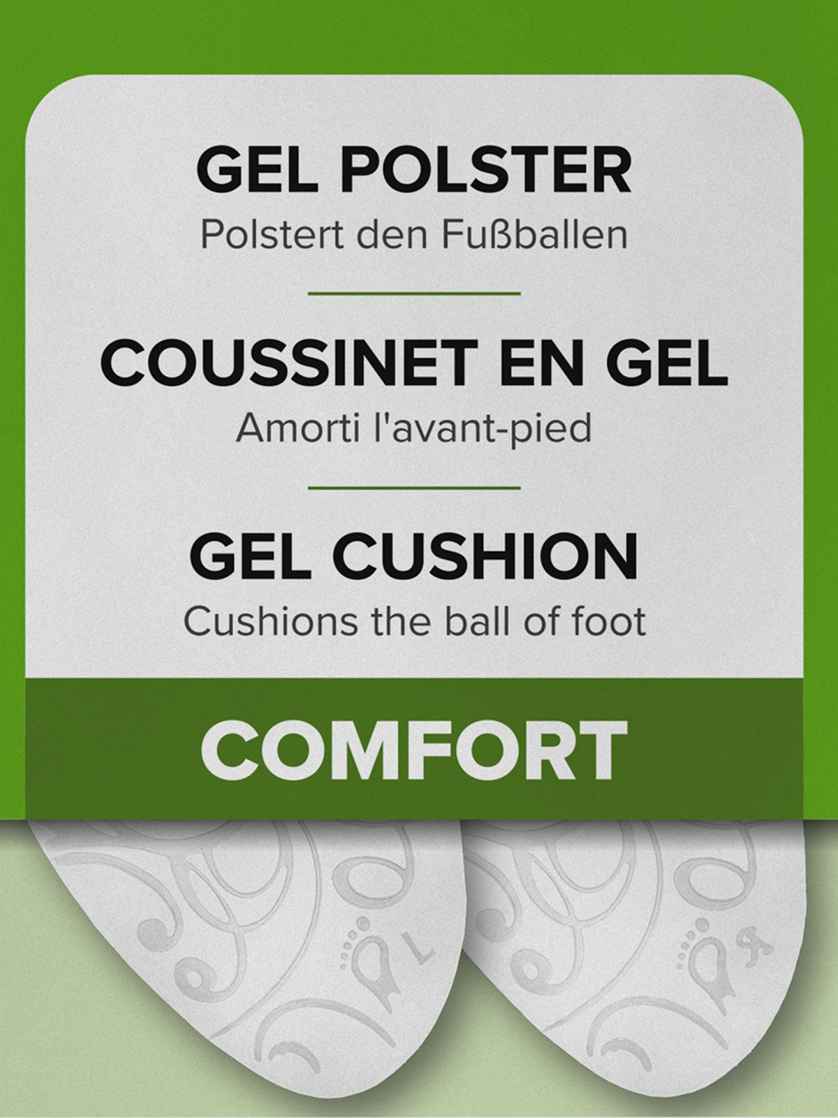 Coussinets en gel TANA confort Coussinets en gel TANA confort