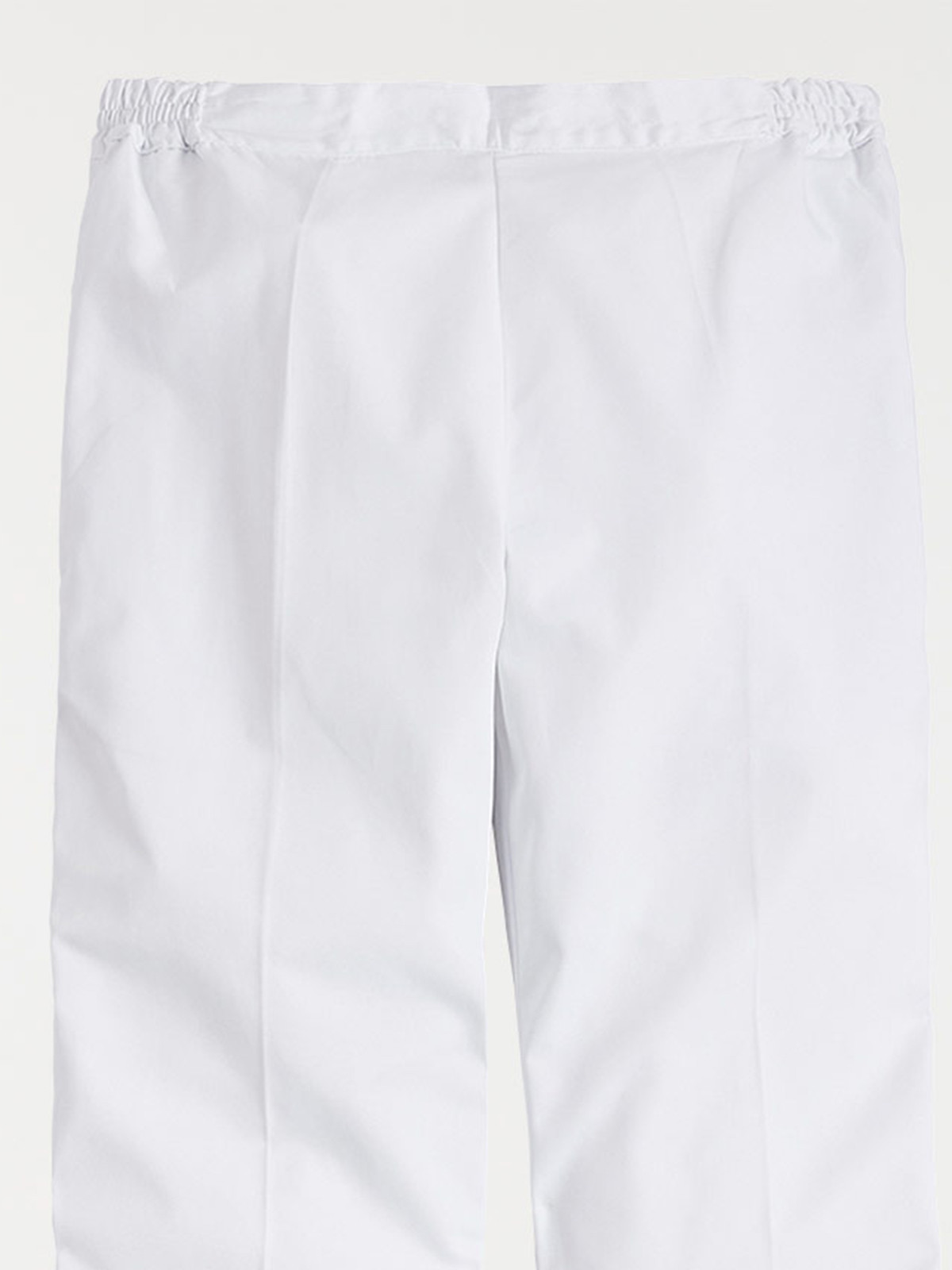 Pantalon blanc médical élastiqué