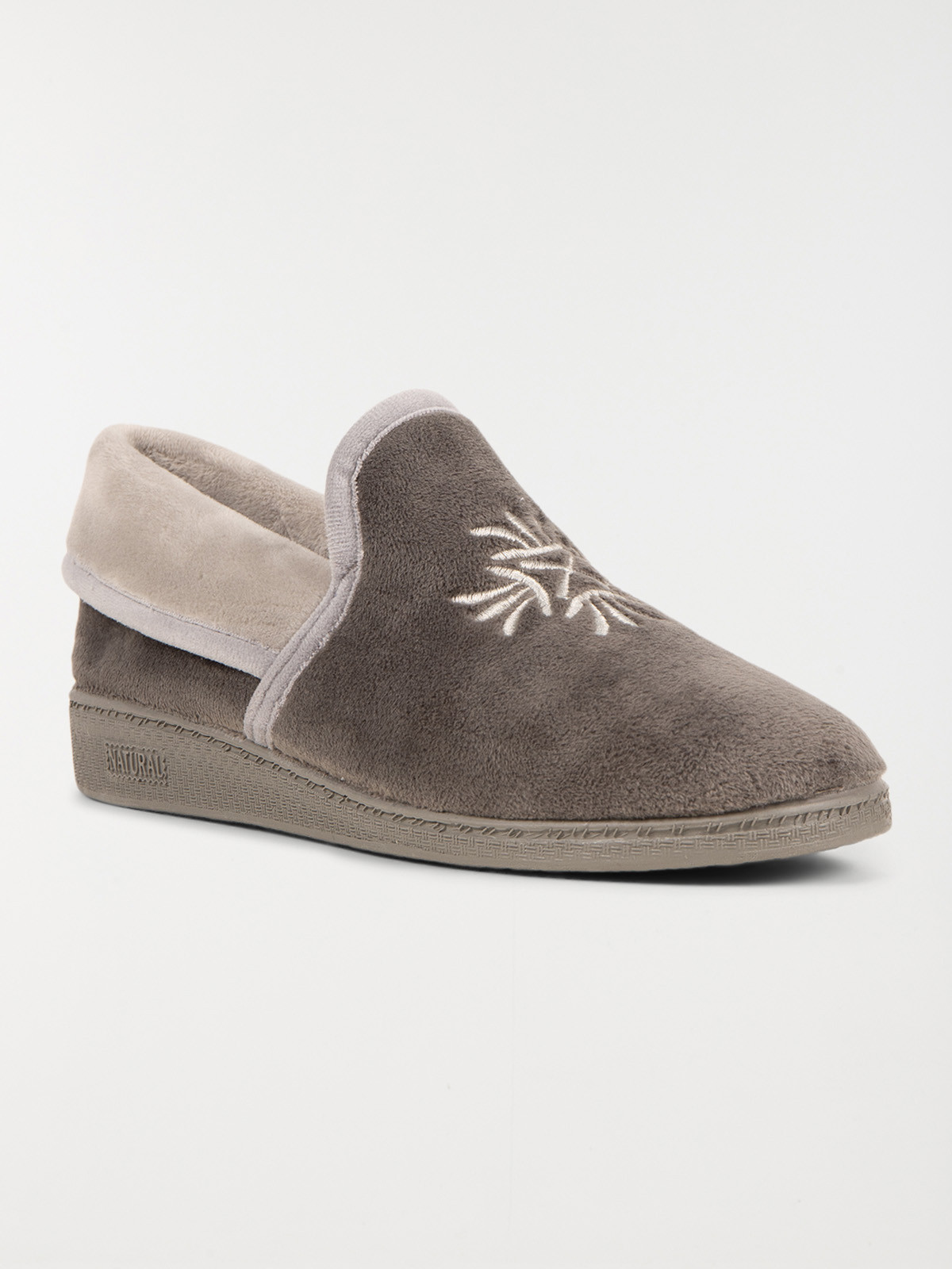 Chaussons gris femme (36-41)