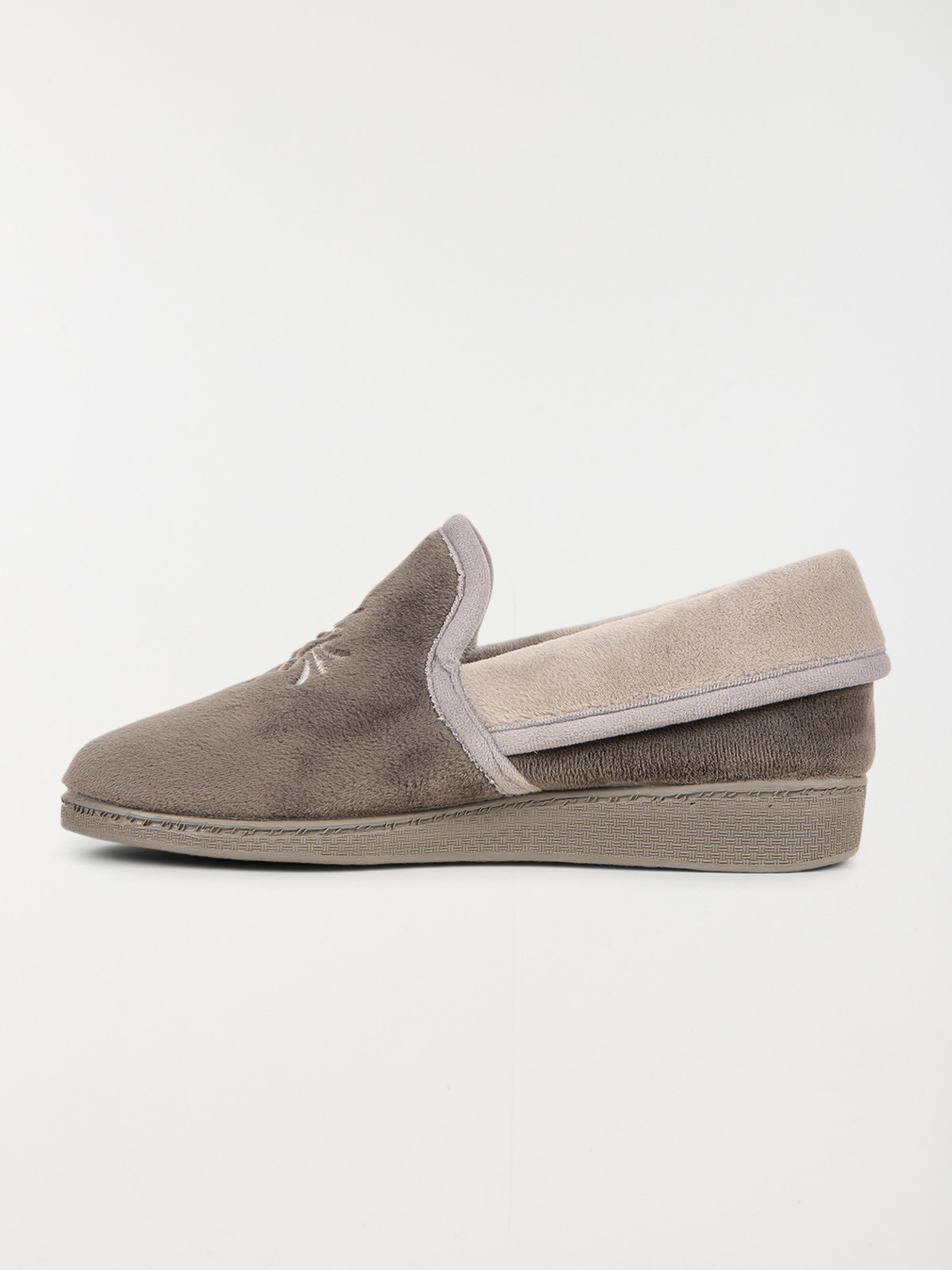 Chaussons gris femme (36-41)