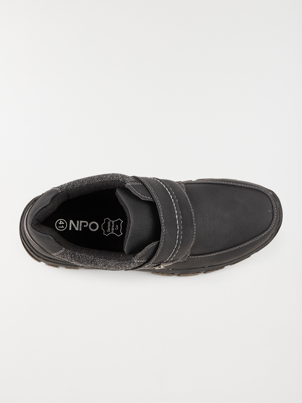 Chaussures homme à scratch noir (40-46) Chaussures homme à scratch noir (40-46)