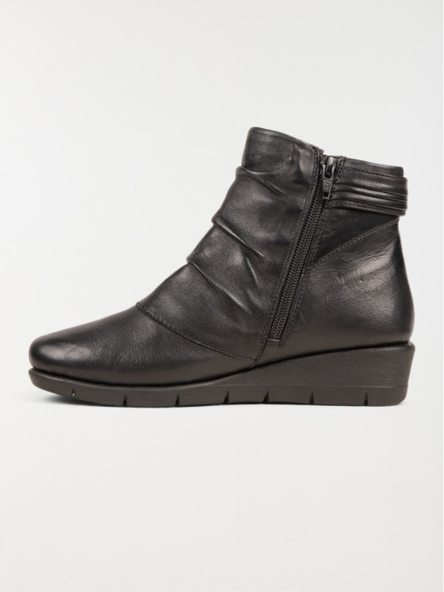 Bottines confort noires femme (36-41)
