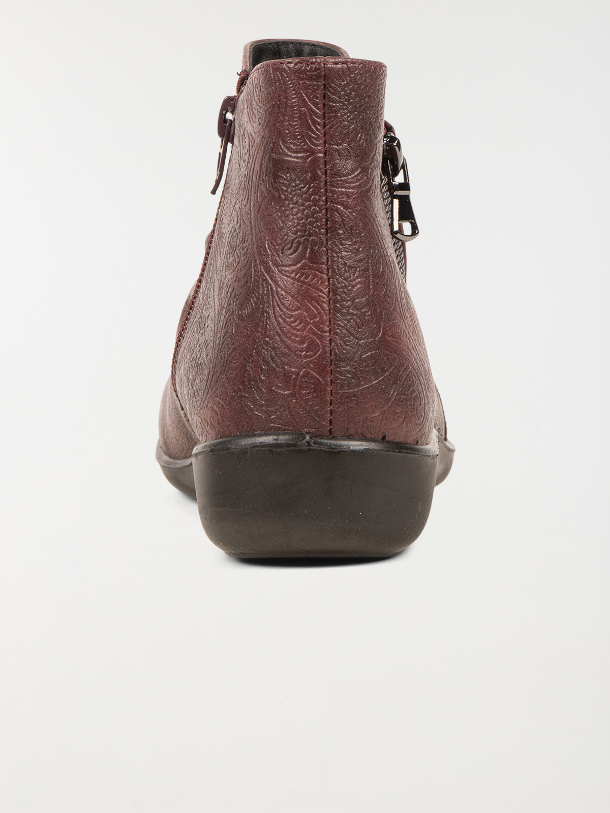 Bottines confort bordeaux femme (37-42)