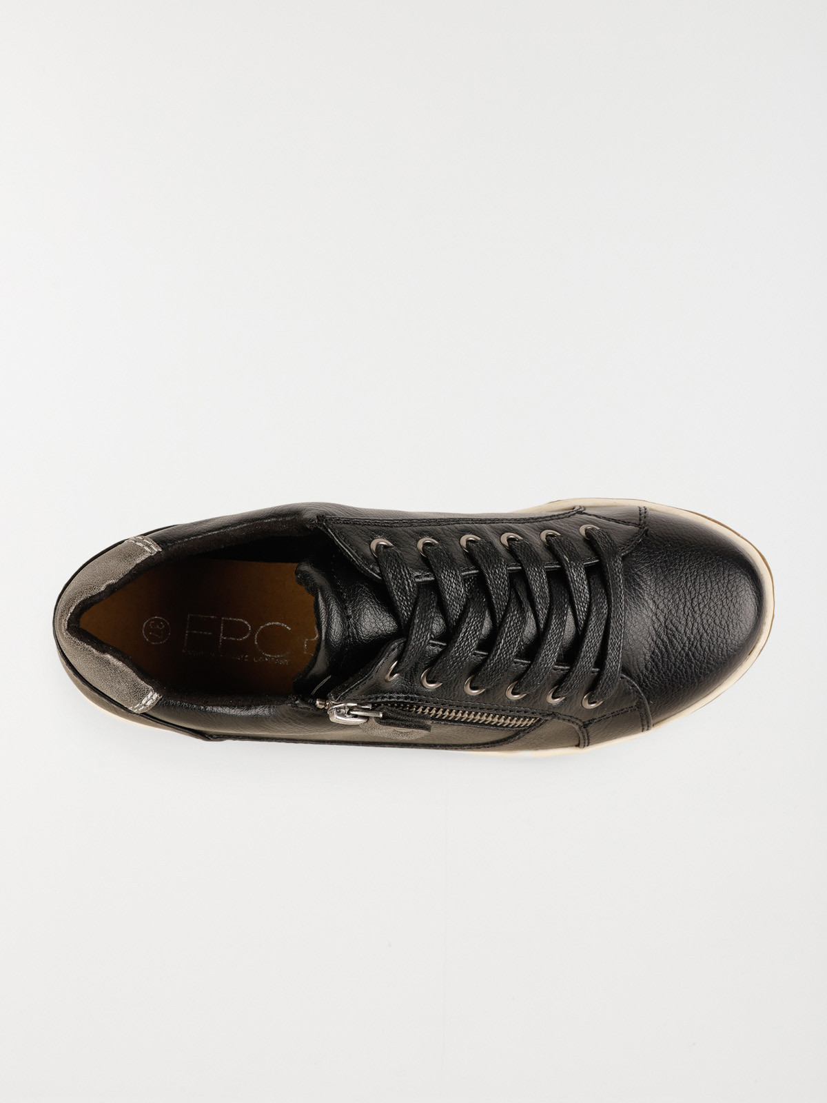 Baskets lacets noires femme (36-41) Baskets lacets noires femme (36-41)