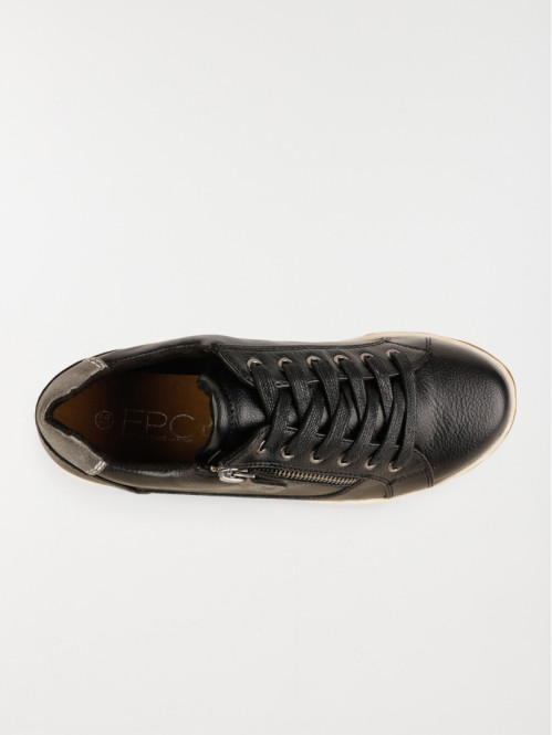 Baskets lacets noires femme (36-41) Baskets lacets noires femme (36-41)