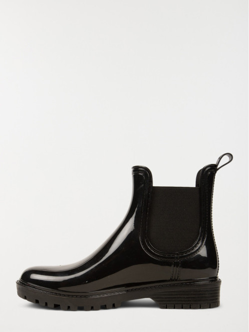 Bottines vernies noires...