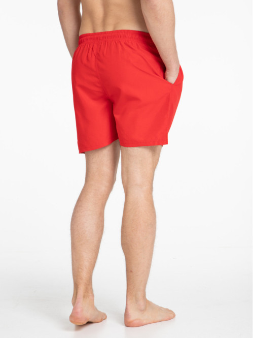 Short de bain rouge vermillon homme Short de bain rouge vermillon homme