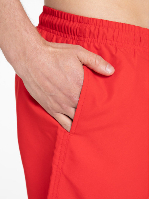 Short de bain rouge vermillon homme Short de bain rouge vermillon homme