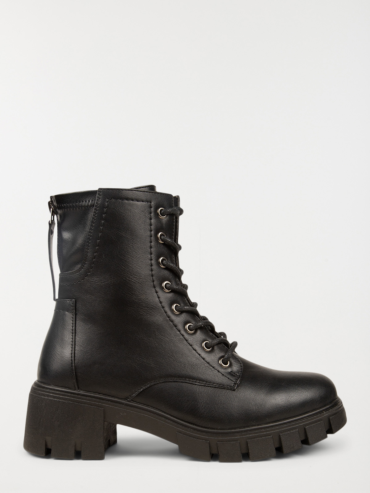 Bottines noires à lacet femme (36-41)