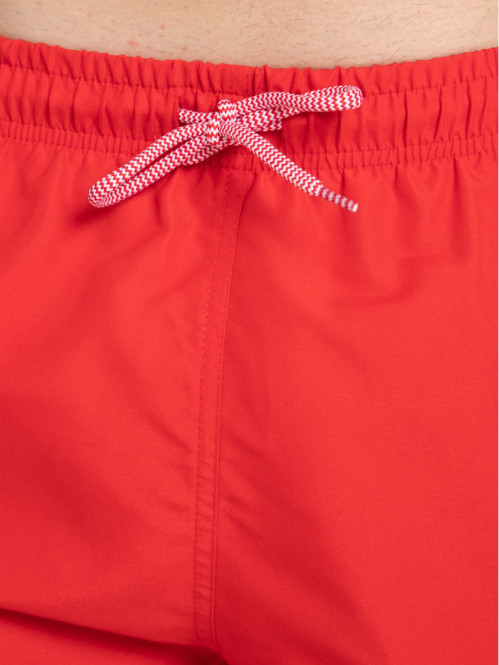 Short de bain rouge vermillon homme Short de bain rouge vermillon homme