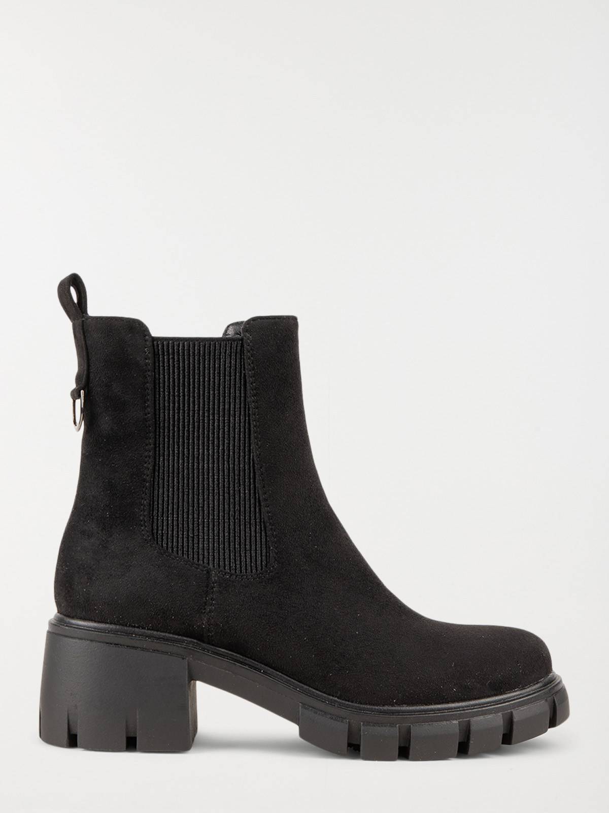 Bottines noires suédine femme (36-41)