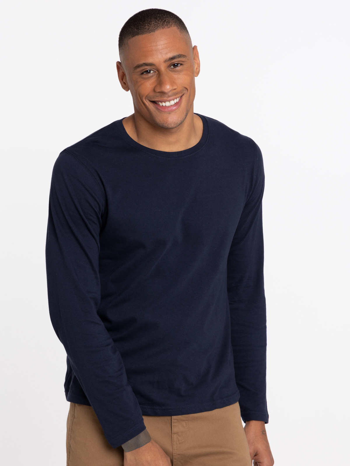 T-shirt marine navy homme