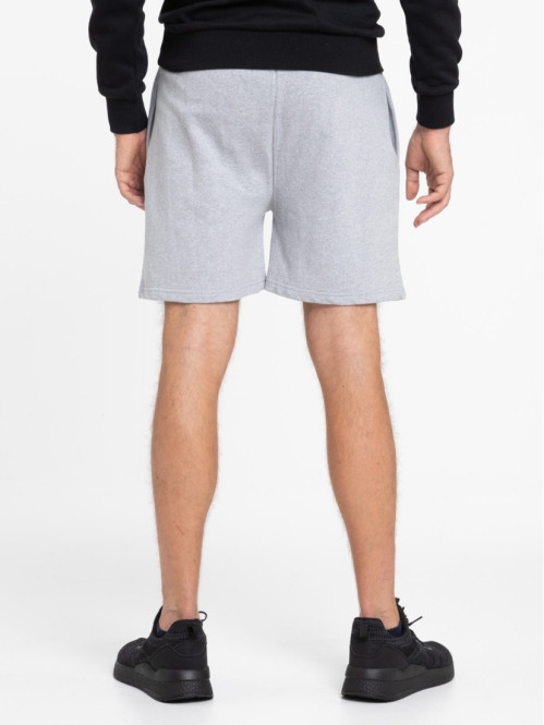 Short gris chiné homme