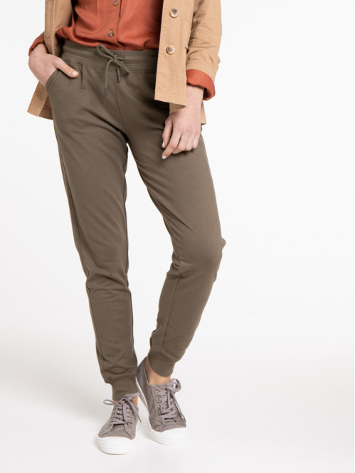 Pantalon de sport kaki femme