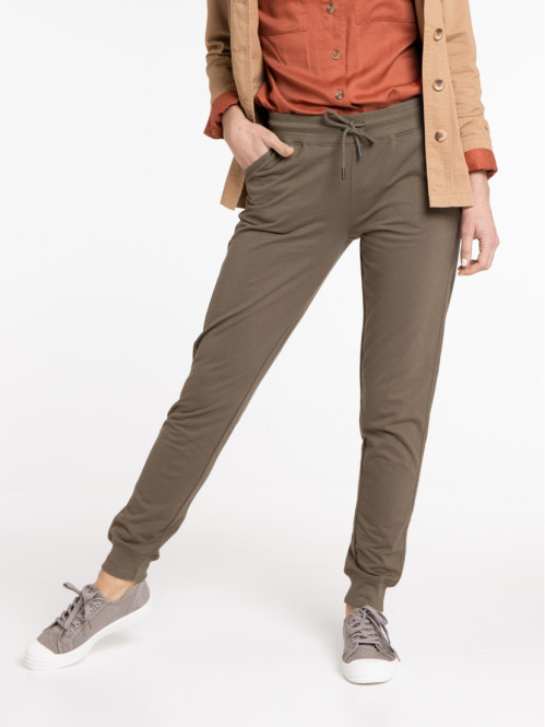Pantalon de sport kaki femme