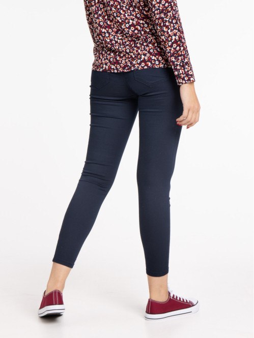 Pantalon 7/8ème skinny marine navy femme Pantalon 7/8ème skinny marine navy femme