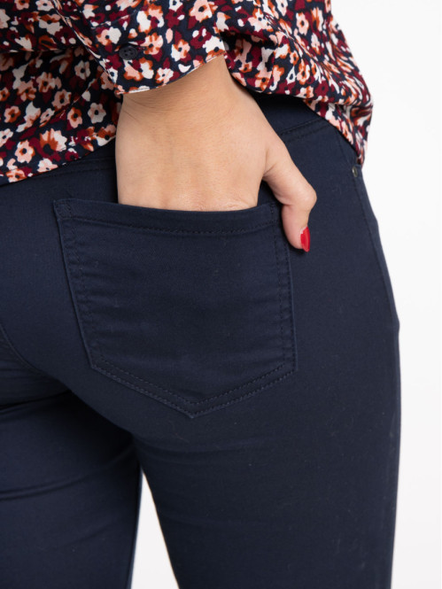 Pantalon 7/8ème skinny marine navy femme Pantalon 7/8ème skinny marine navy femme