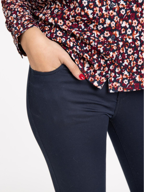 Pantalon 7/8ème skinny marine navy femme Pantalon 7/8ème skinny marine navy femme