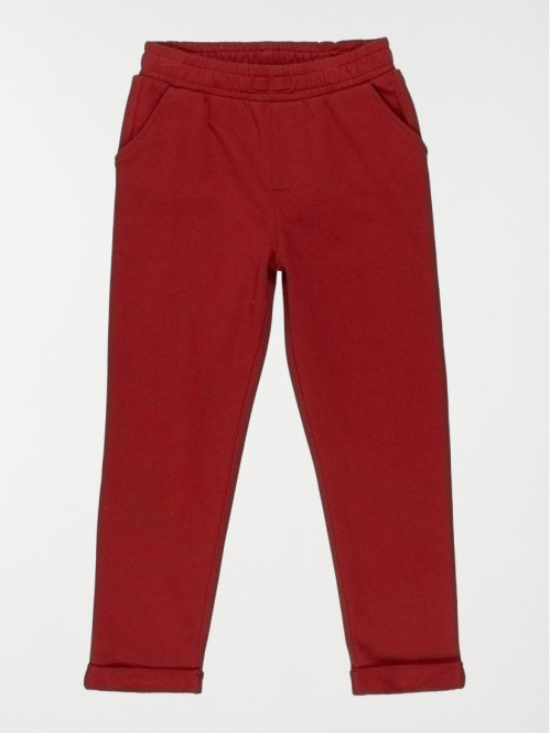 Pantalon bordeaux garçon (3-12A)