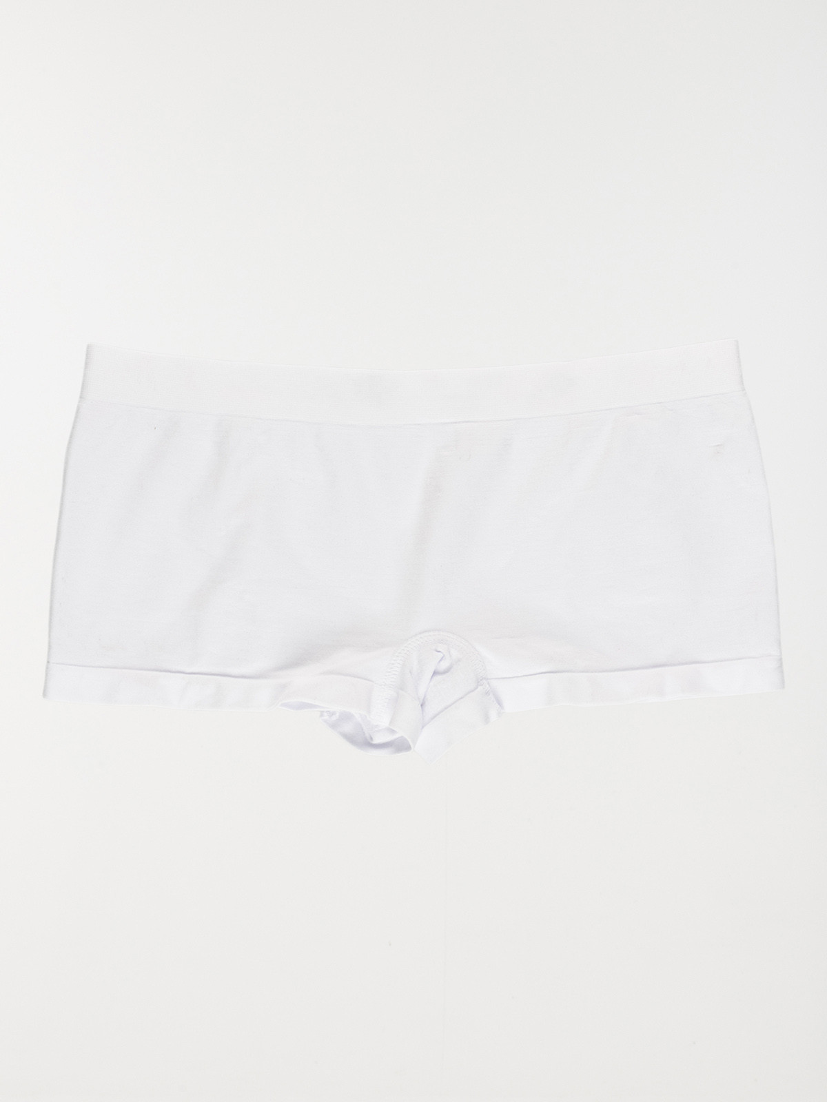 Shorty microfibre blanc femme