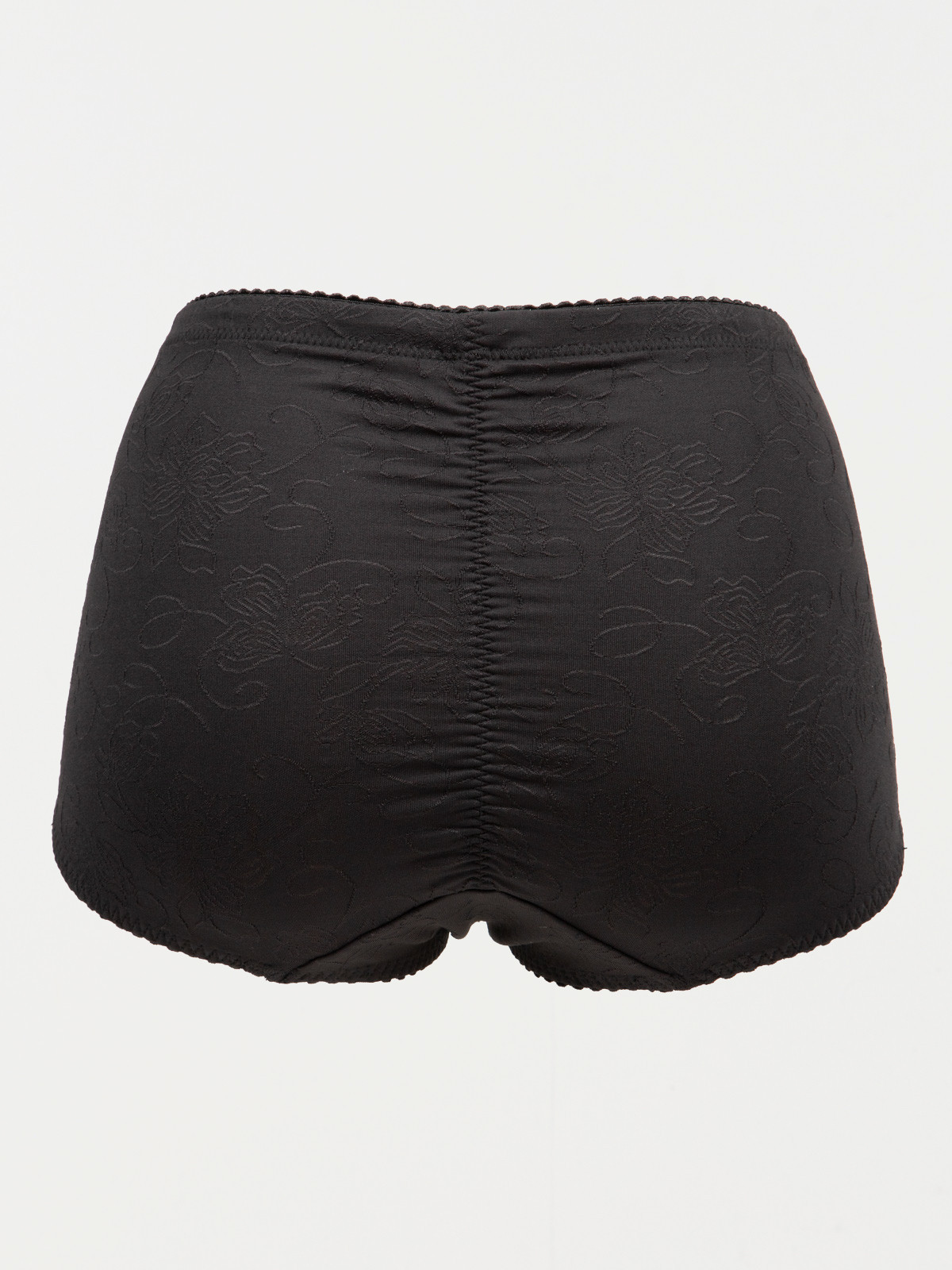 Gaine maintien brodée noire femme 