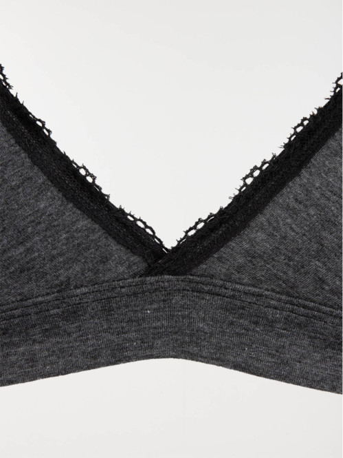 Soutien-gorge triangle gris...