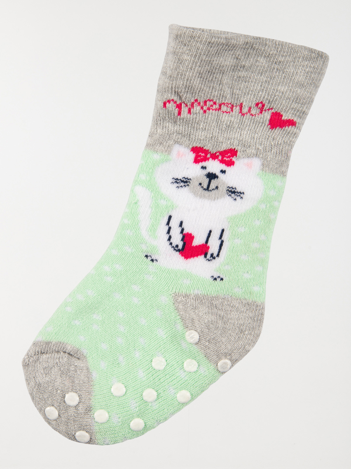 Lot de 2 paires chaussettes chat fille Lot de 2 paires chaussettes chat fille