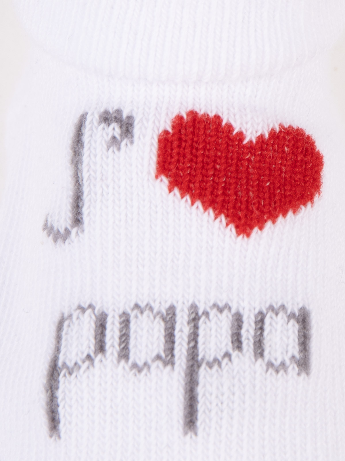 Chaussettes blanches message bébé Chaussettes blanches message bébé