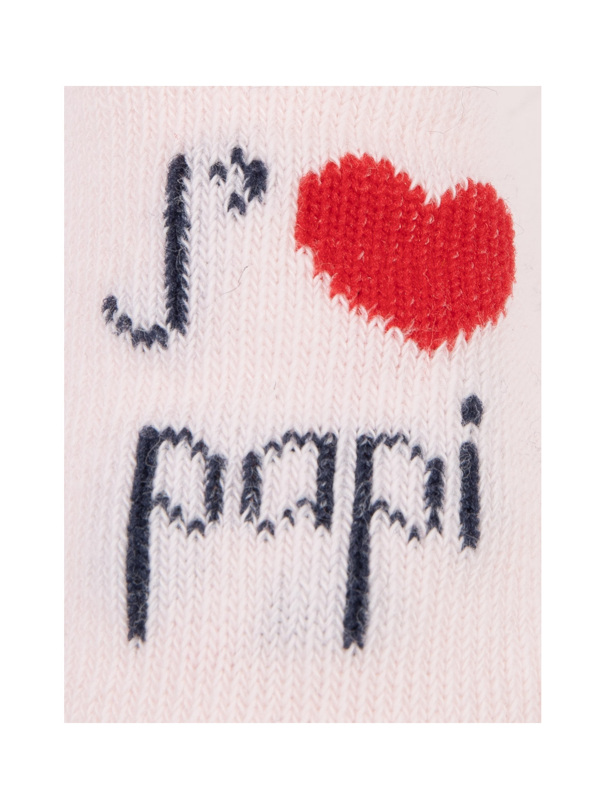 Chaussettes roses j'aime papi bébé Chaussettes roses j'aime papi bébé
