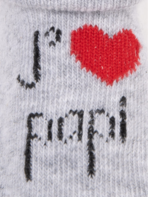 Chaussettes grises j'aime...
