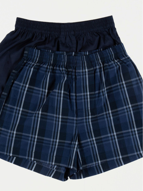 Lot de 2 caleçons homme bleu Lot de 2 caleçons homme bleu