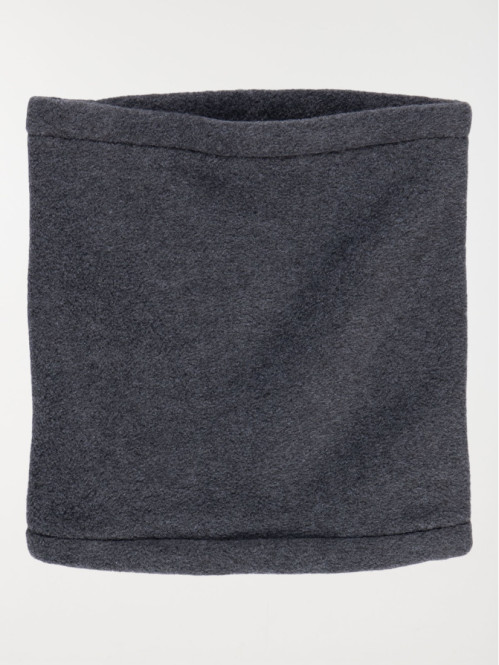 Nautica Sweat à capuche zippé en polaire pour garçon, Noir/blanc
