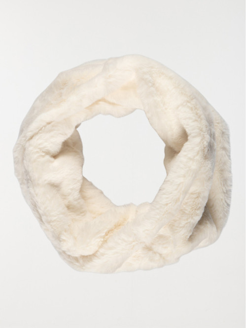 Snood doux écru femme Snood doux écru femme