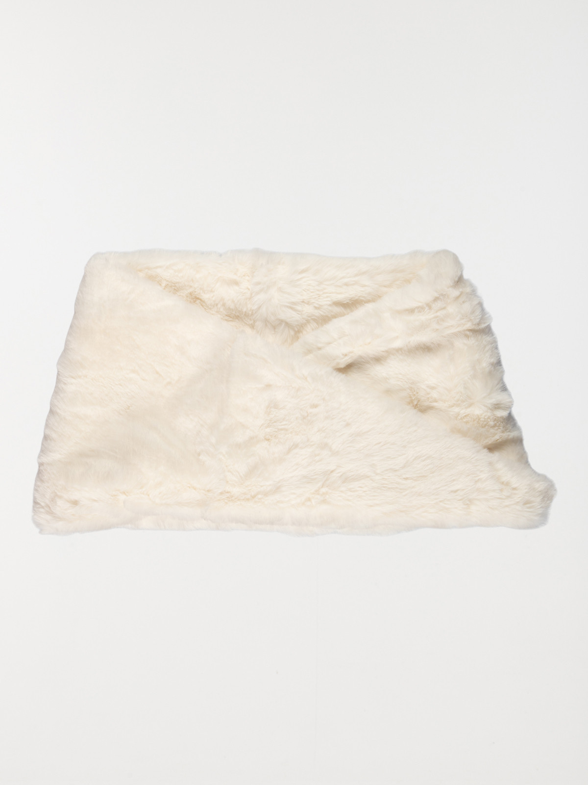 Snood doux écru femme