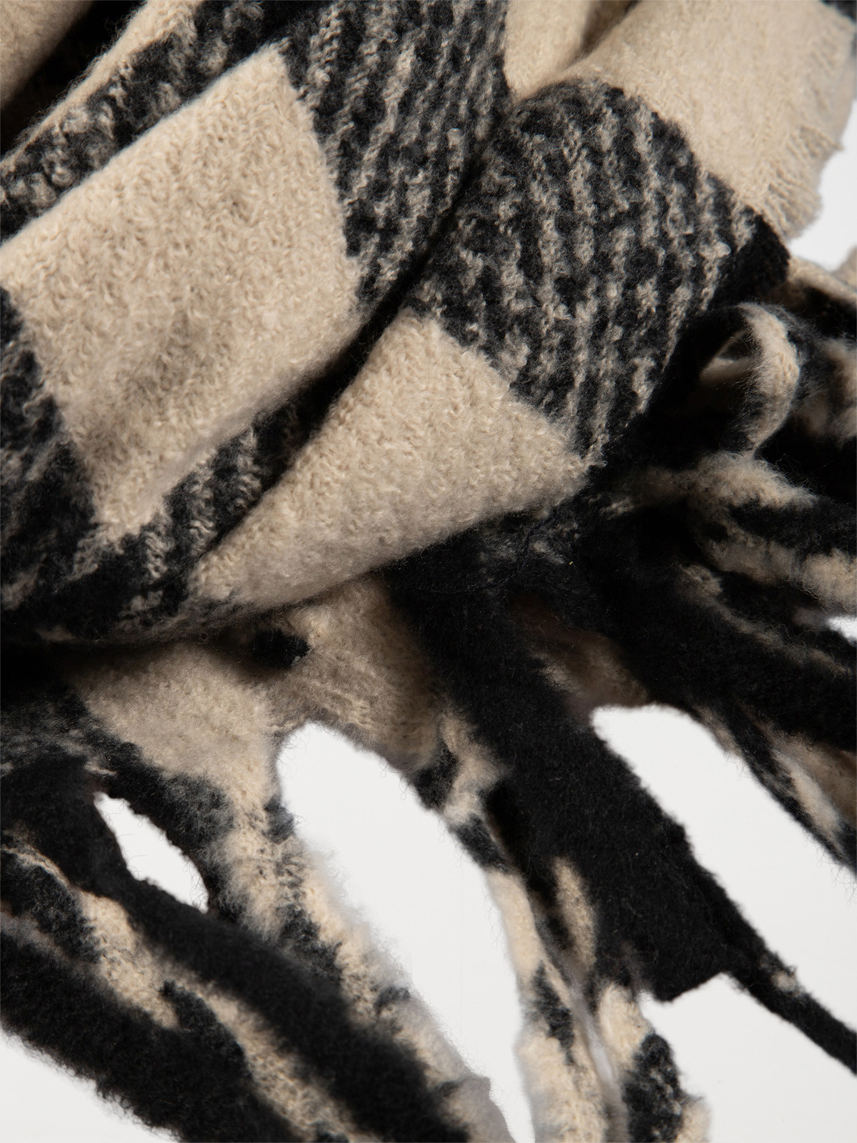 Echarpe motif carreau femme 