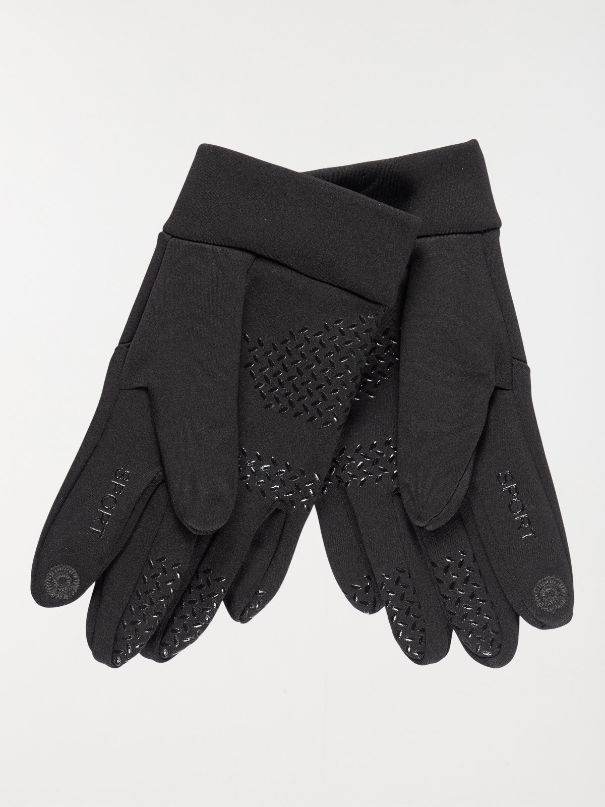 Gants techniques noirs et tactiles homme