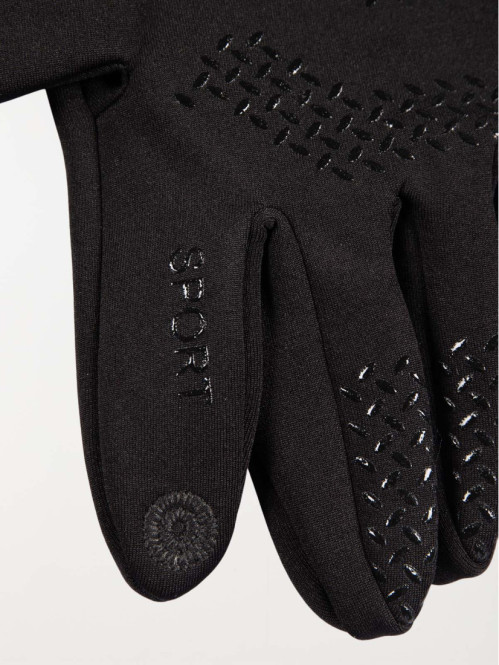 Gants techniques noirs et...