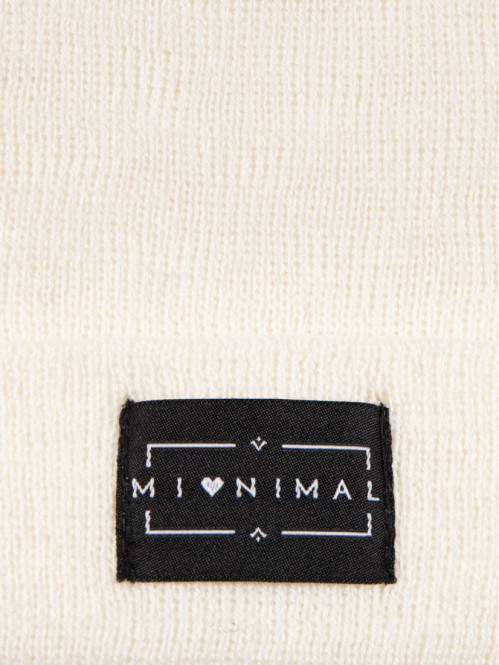 Bonnet revers écru femme Bonnet revers écru femme