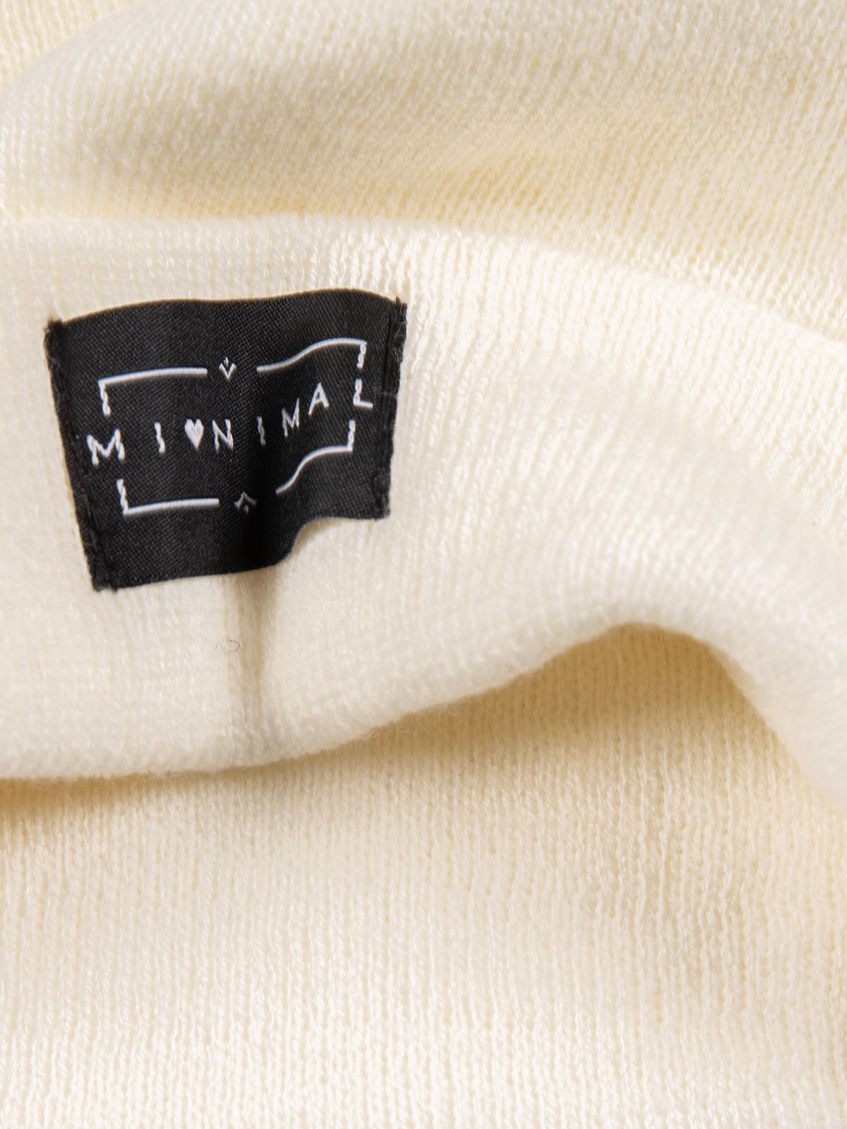 Bonnet revers écru femme Bonnet revers écru femme