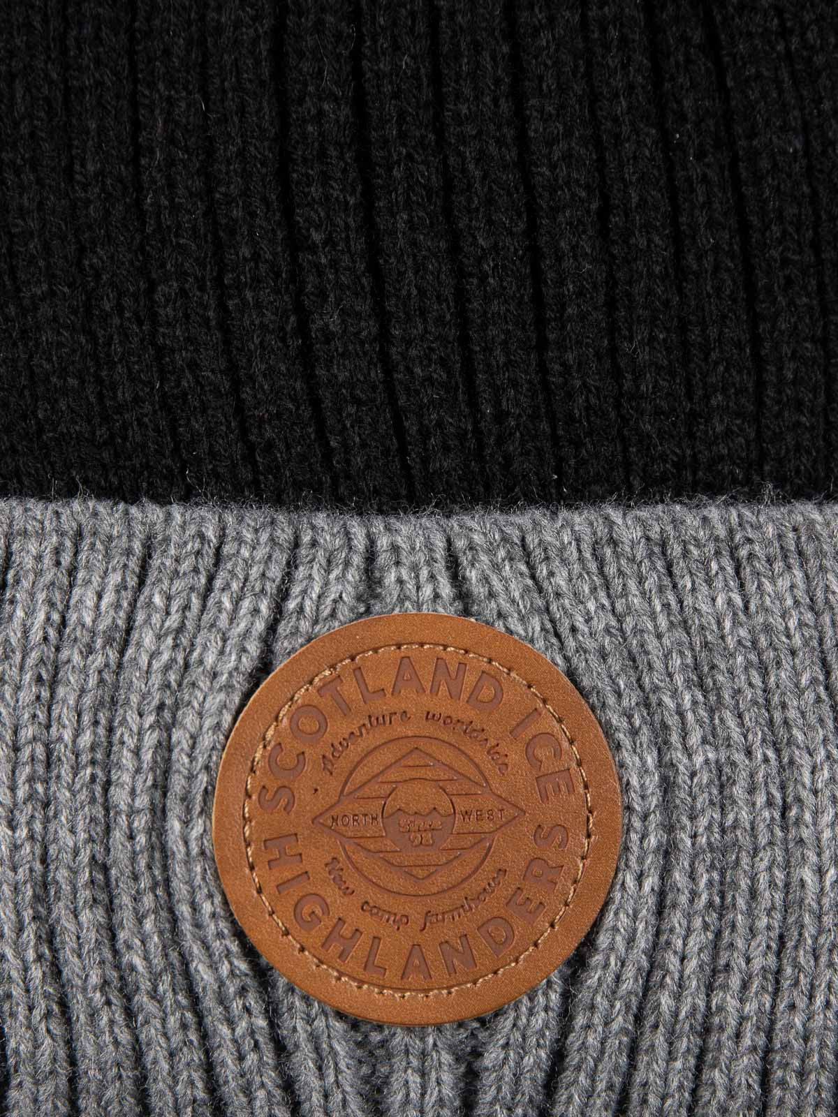 Bonnet doublure polaire noir homme Bonnet doublure polaire noir homme