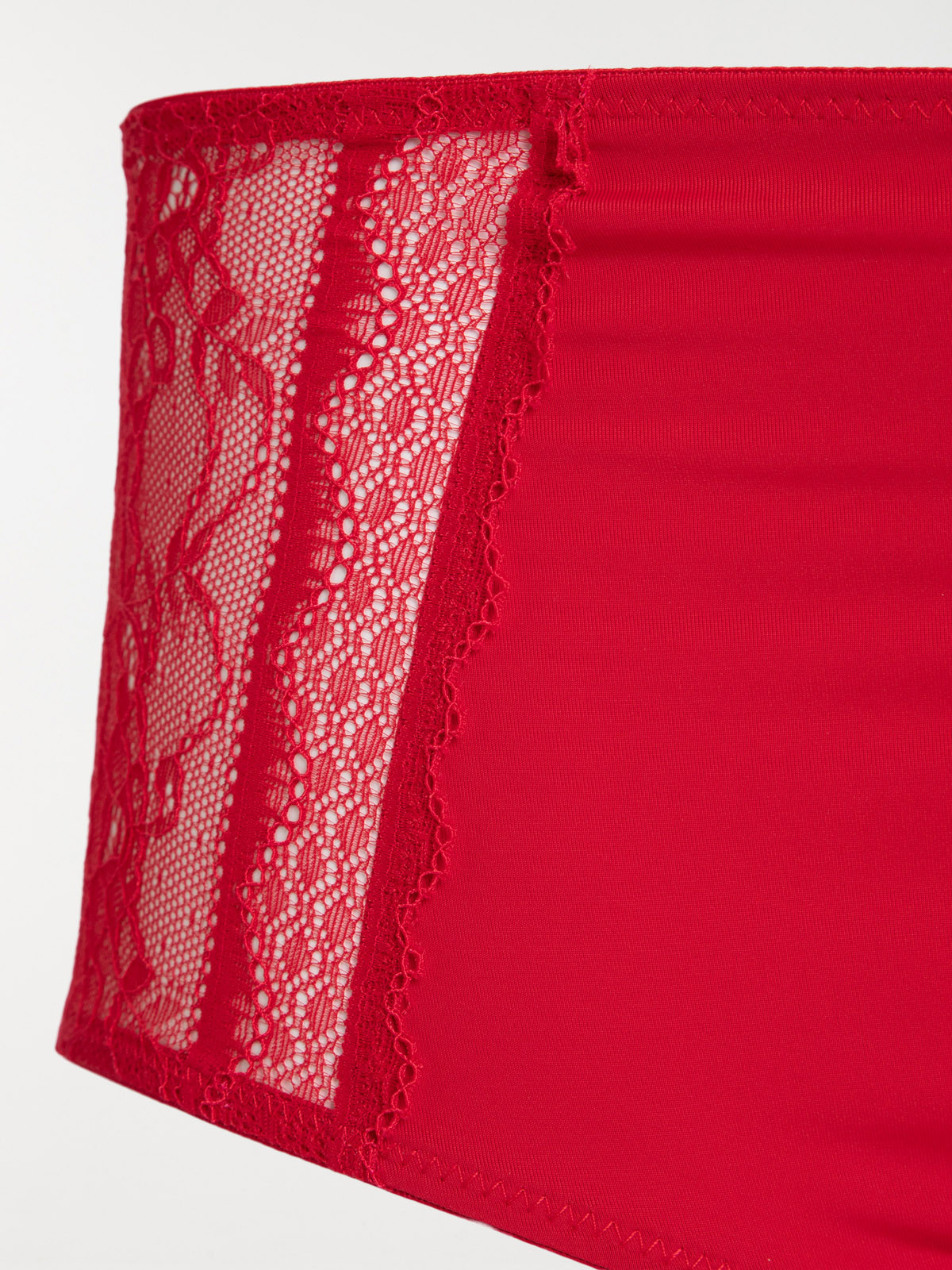 Shorty bi-matière grande taille femme Shorty bi-matière grande taille femme