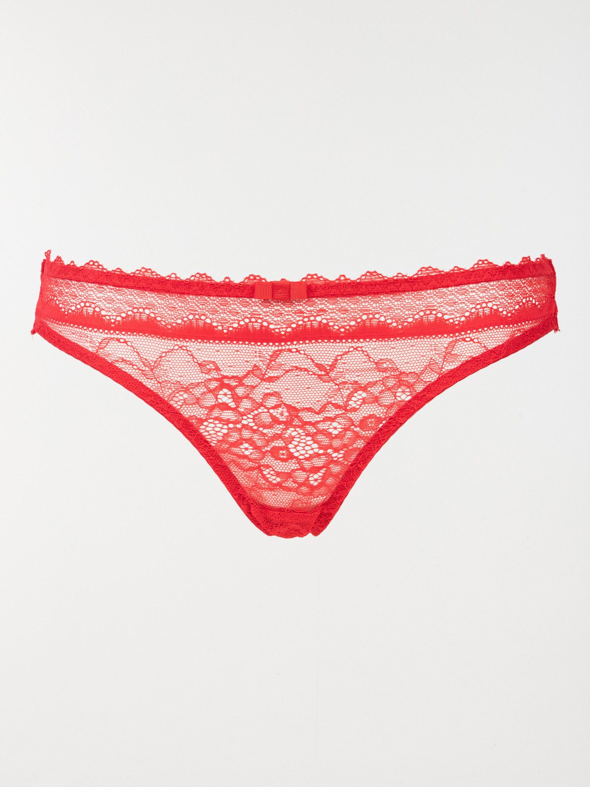 Tanga rouge kiss dentelle femme (34-44)