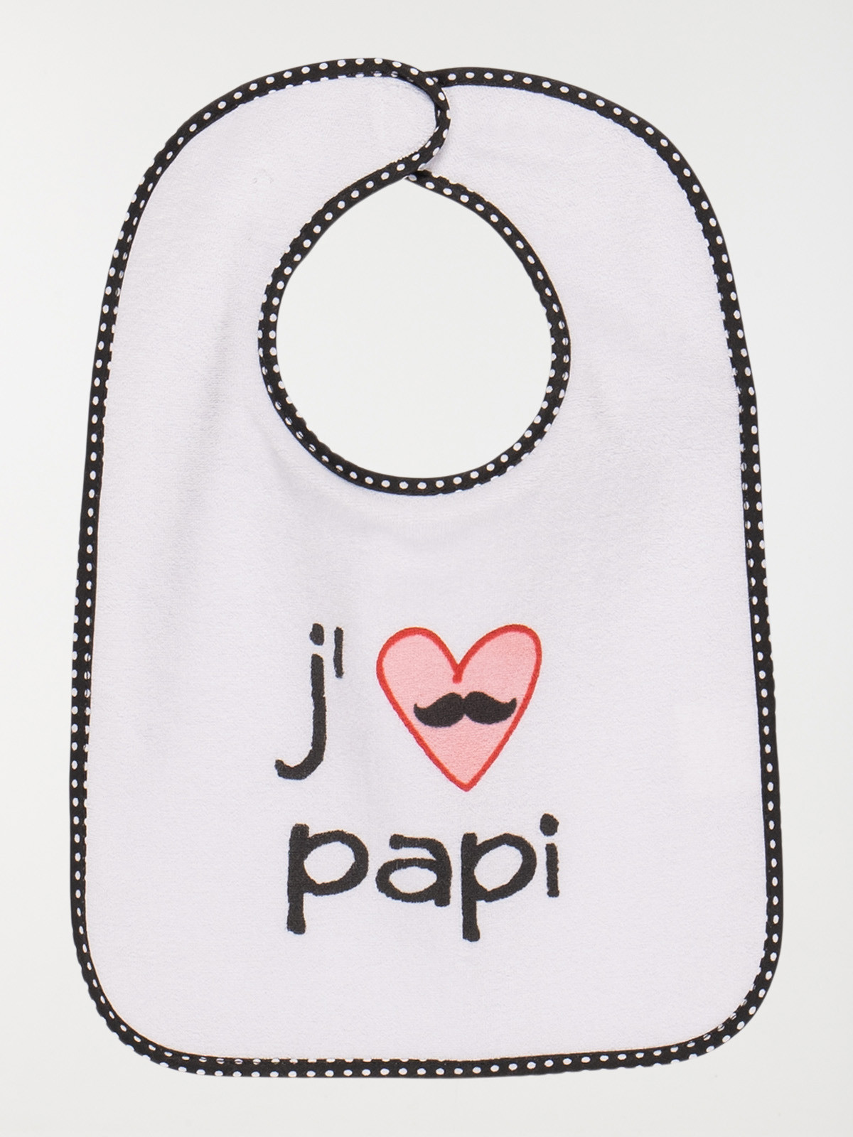 Bavoirs blanc à message Bavoirs blanc à message