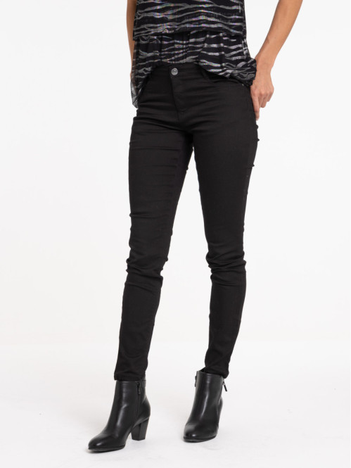Pantalon skinny noir outlet