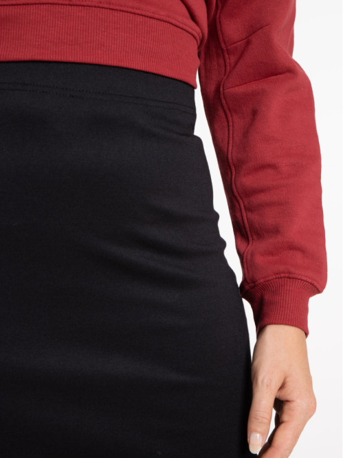 Jupe crayon noir femme