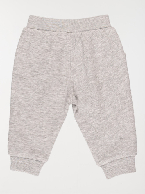 Pantalon jogging bébé gris chiné (3-36M)