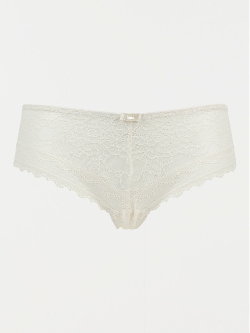 Shorty dentelle ivoire femme (36-46)